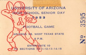 1953 West Texas State at Arizona Wildcats